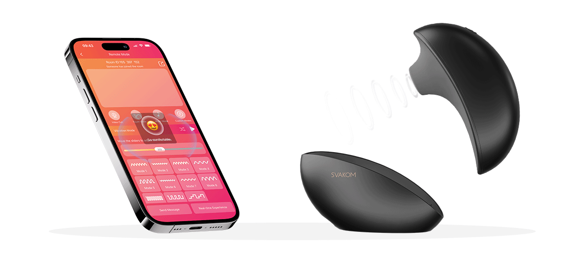 SVAKOM Pulse Galaxie連接SVAKOM應用程序示意圖