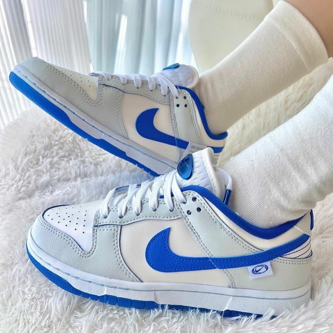 KTQ STORE ‧ Nike Dunk Low GS "Ivory Hyper Royal" 克萊因灰藍 FB1843-141