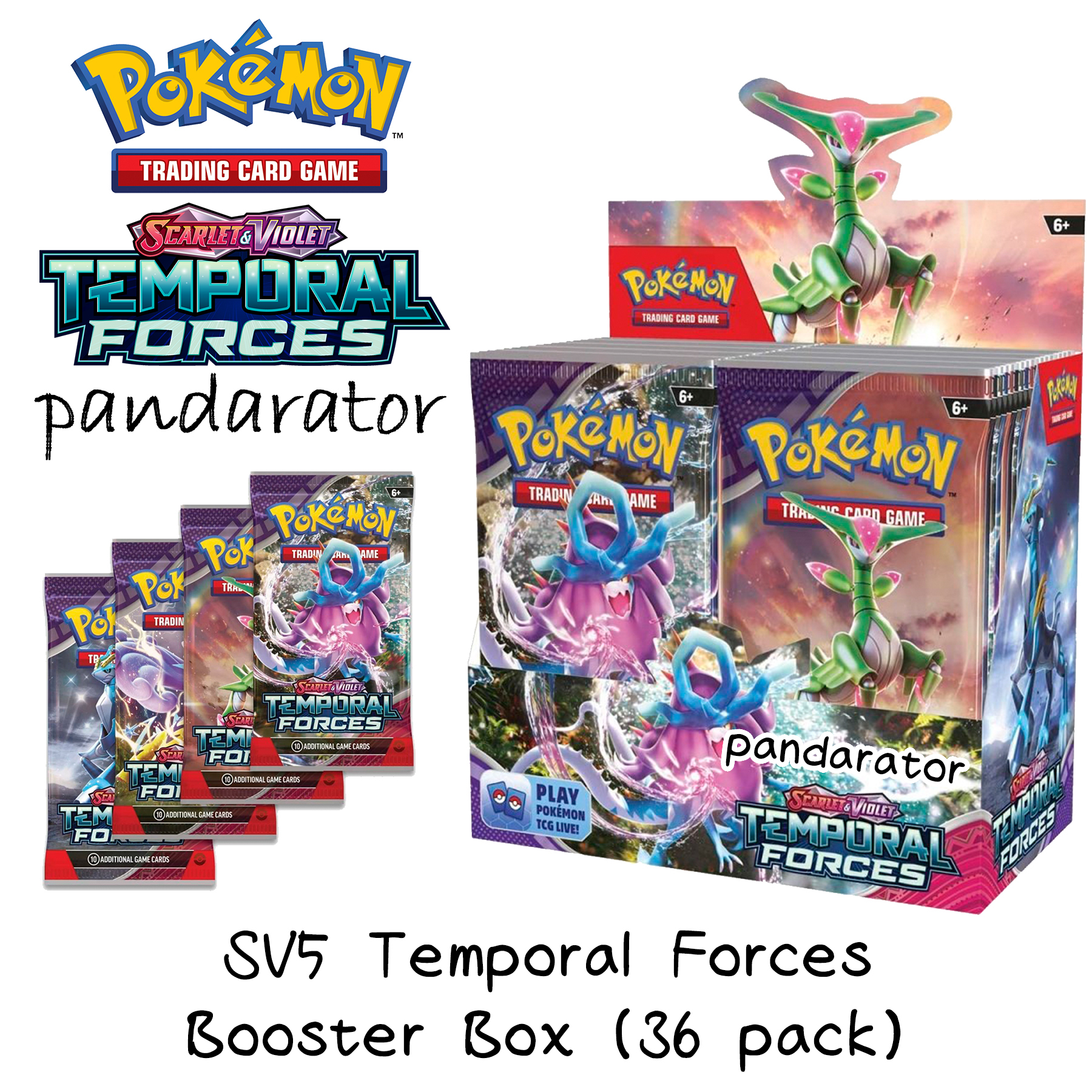SV5 Temporal Forces Booster Box 原盒 (36 pack)