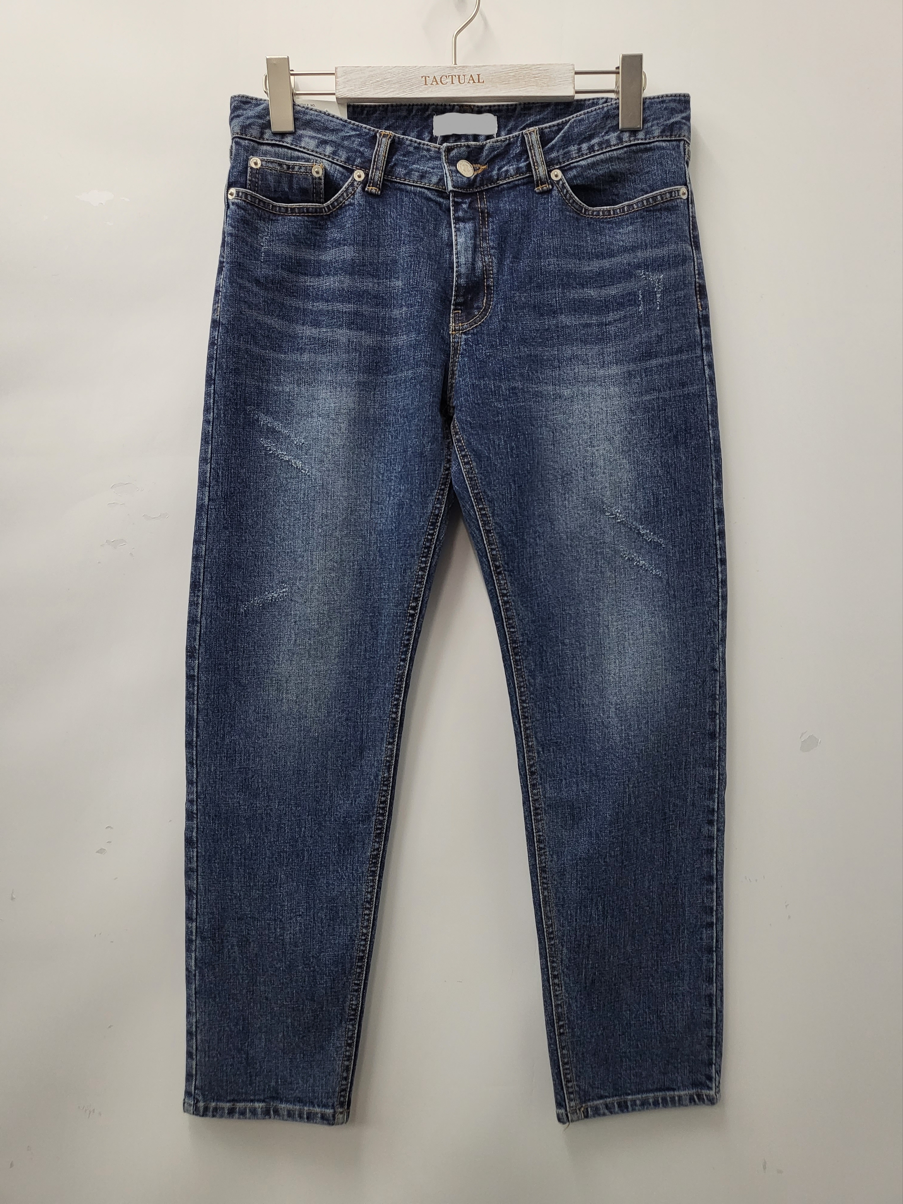 洗水修身牛仔褲 J718