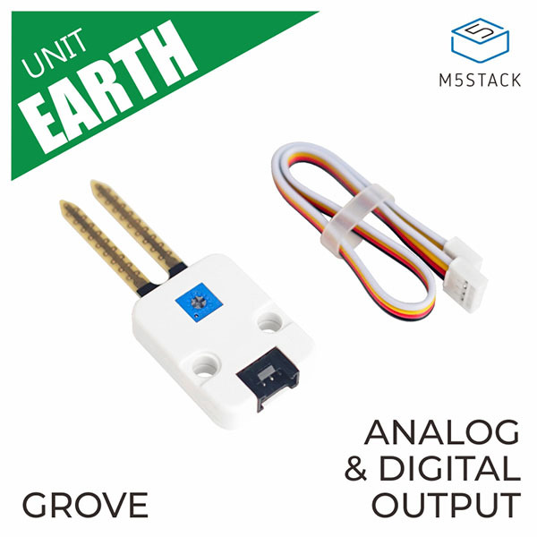 M5Stack Unit EARTH 土壤濕度感測模組 U019 附 Grove 連接線