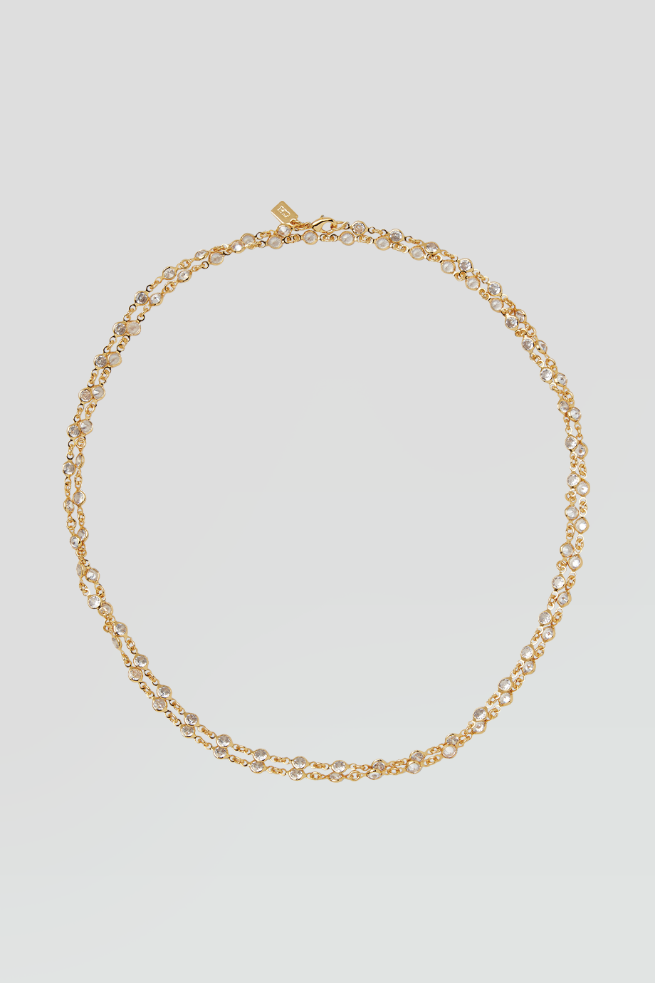 Crystal Haze｜DATE 金色透明白鑽項鍊