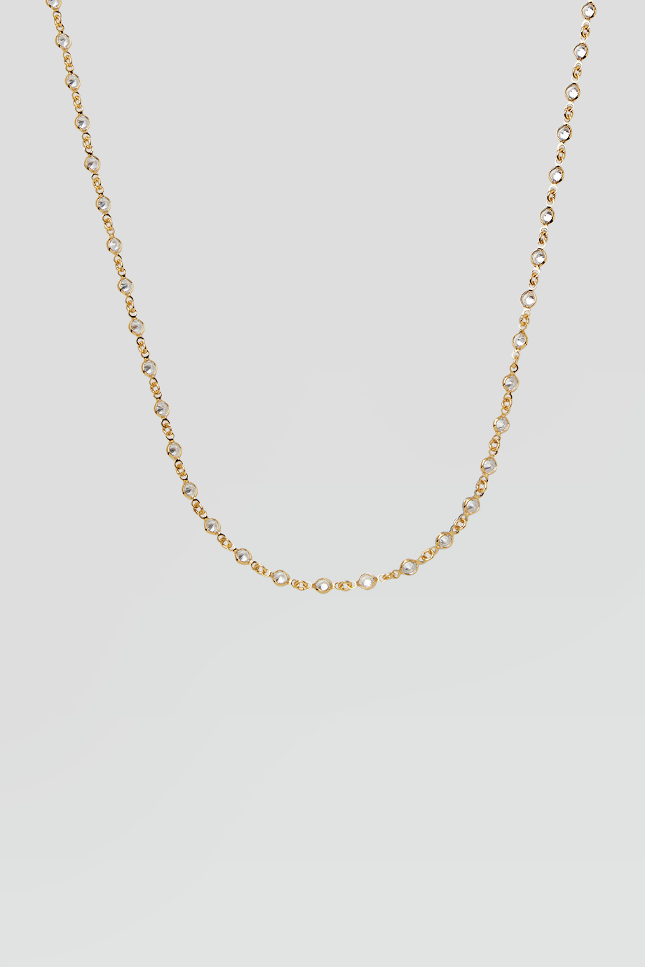 Crystal Haze｜DATE 金色透明白鑽項鍊