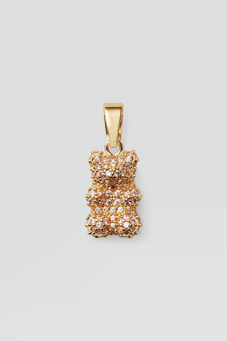 Crystal Haze｜NOSTALGIA BEAR 滿版鑲鑽復古小熊墜飾