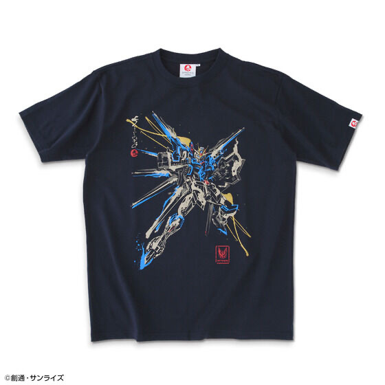 Pbandai 預訂 2024/2月 STRICT-G JAPAN『機動戦士ガンダムSEED FREEDOM』Tシャツ 筆絵風ライジングフリーダム柄⚠️⚠️熱賣款‼️落單前請先PM查詢貨源