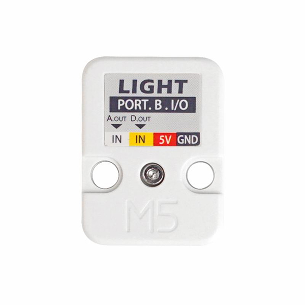 M5Stack Unit LIGHT 背面 PORT.B 腳位標示