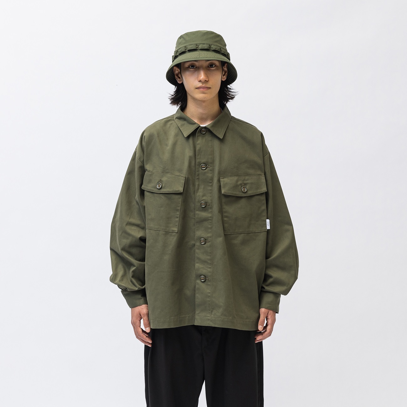 WTAPS CBW / LS / COTTON. TWILL | Olive