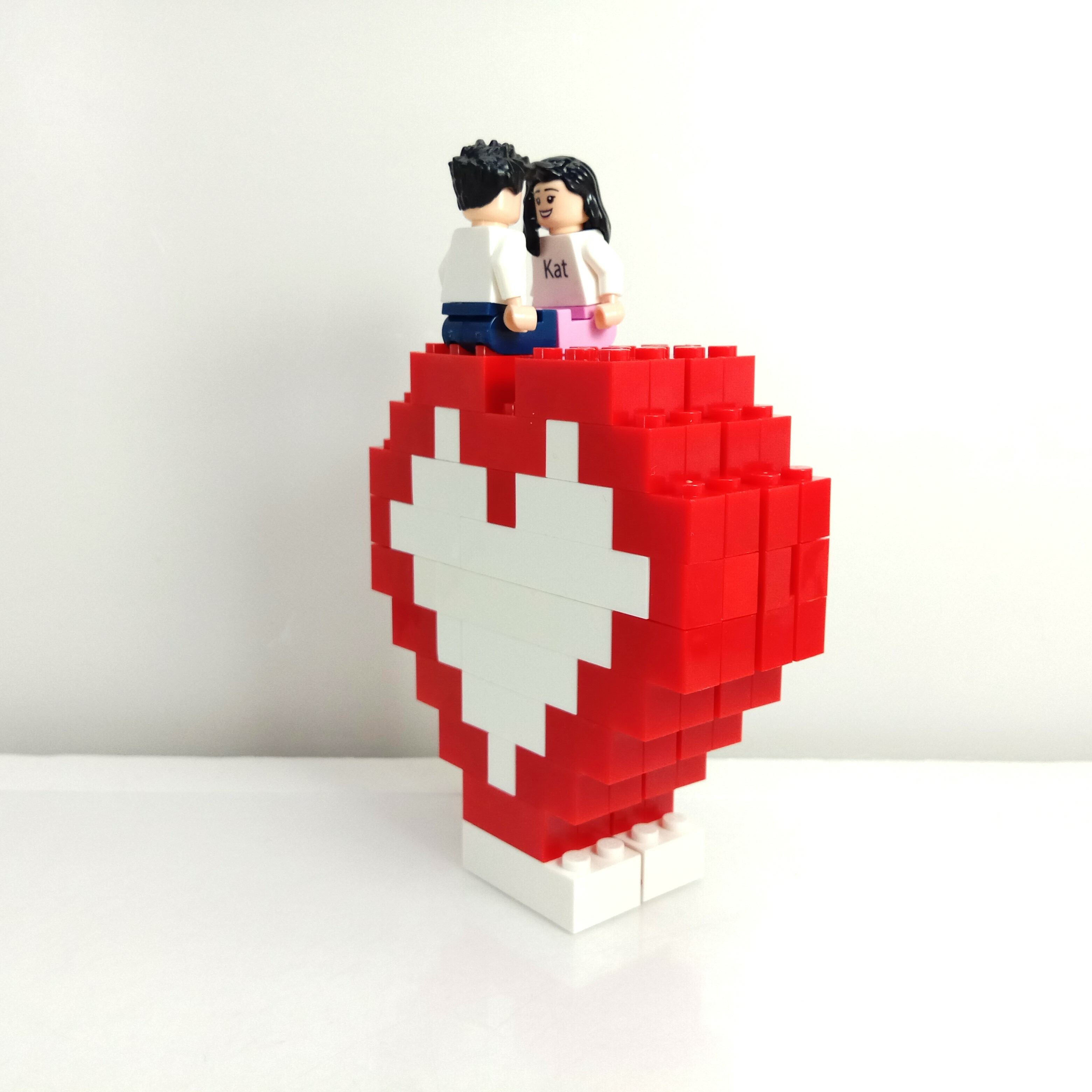 心心雙印積木相片情景