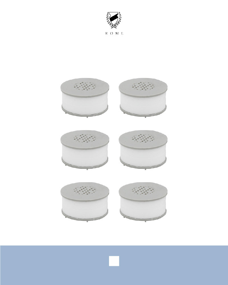 舒柔淨水過濾三段起波器-濾芯6入(RM410-A)