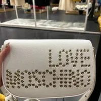 [S] LOVE MOSCHINO JC4224PP0CKD0100 LOGO LETTERING SHOULDER BAG,WHITE, 68573200005 (SLM222)