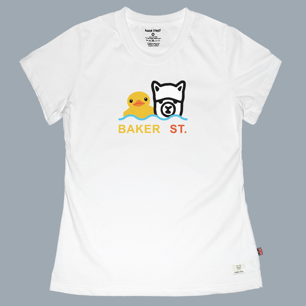 Floating Duck Alpaca 漂浮鴨駝 女版短T