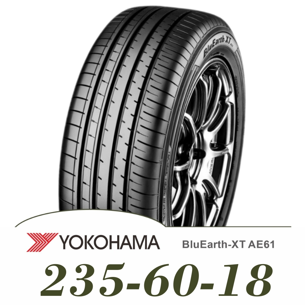 取付対象】235/60R18<BR> 夏タイヤ ホイール4本セット<BR> YOKOHAMA 