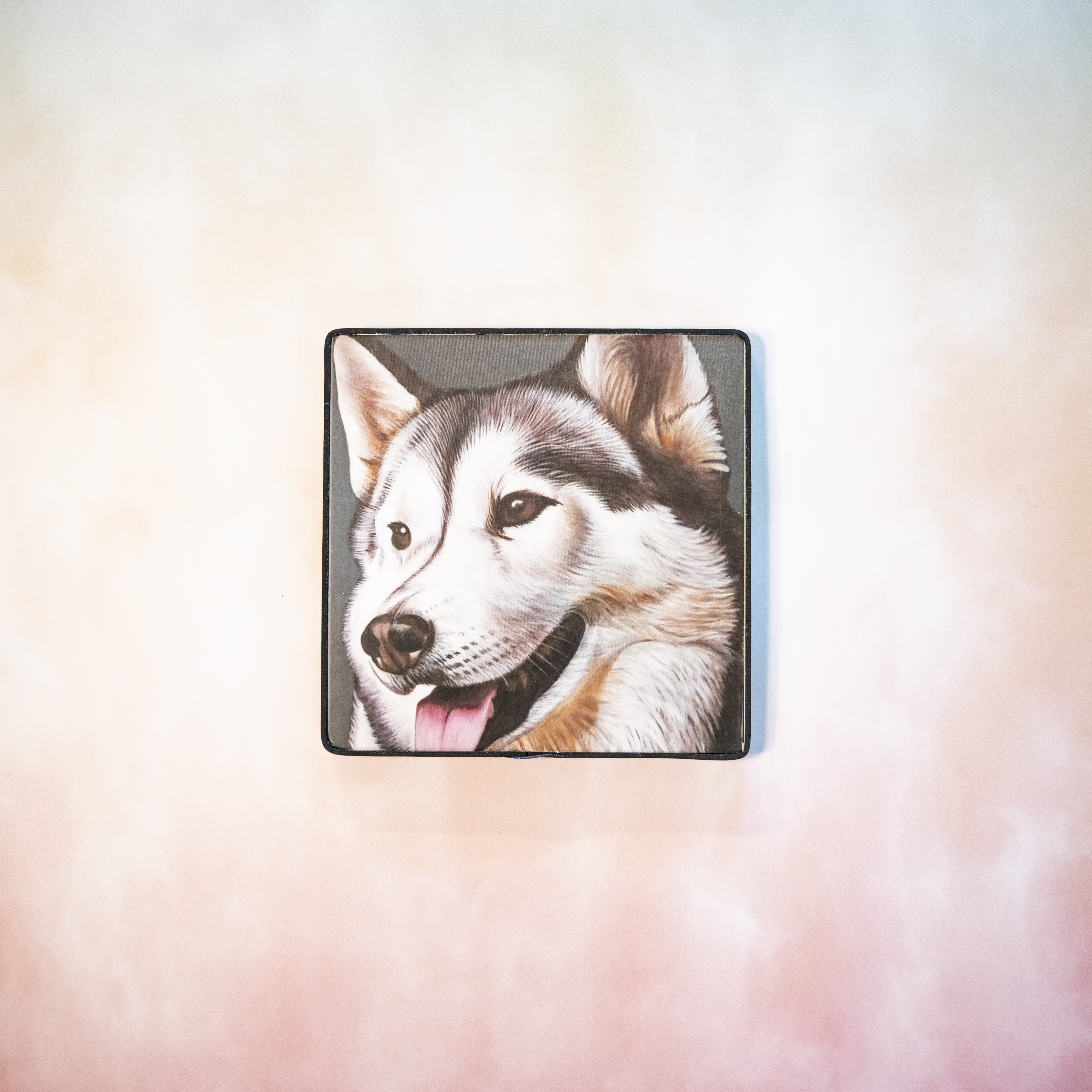 Moon_Sir「寵物格格油畫」- 哈士奇犬