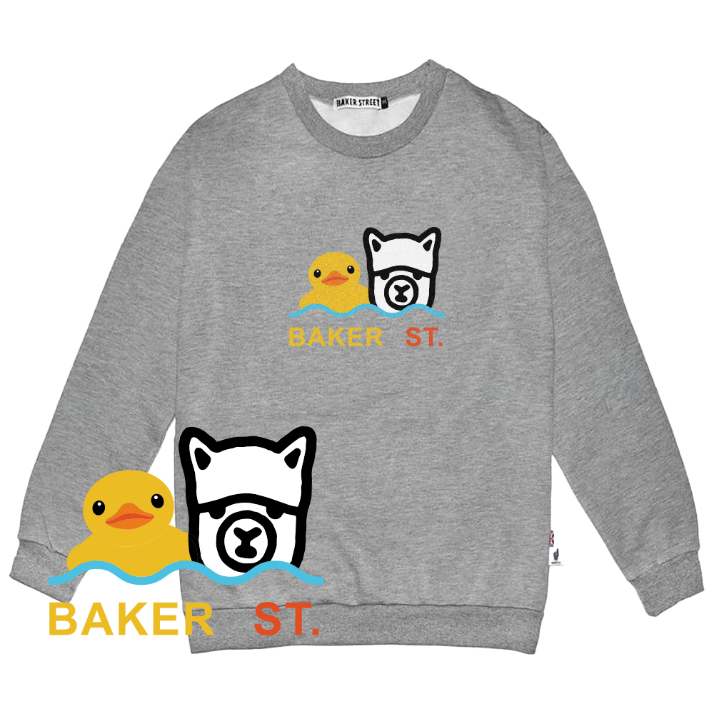 Floating Duck Alpaca 漂浮鴨駝 高磅數長袖圓T