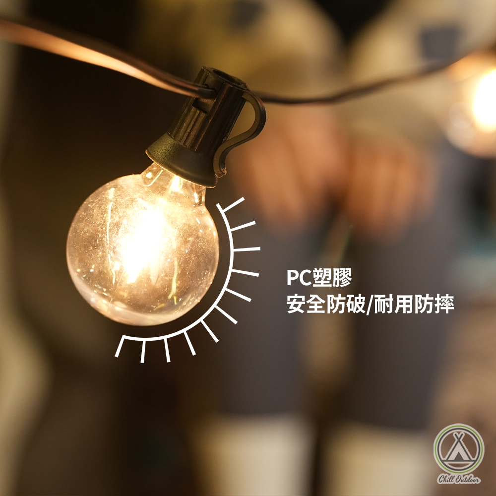 G40 LED復古燈條－(透明/乳白)