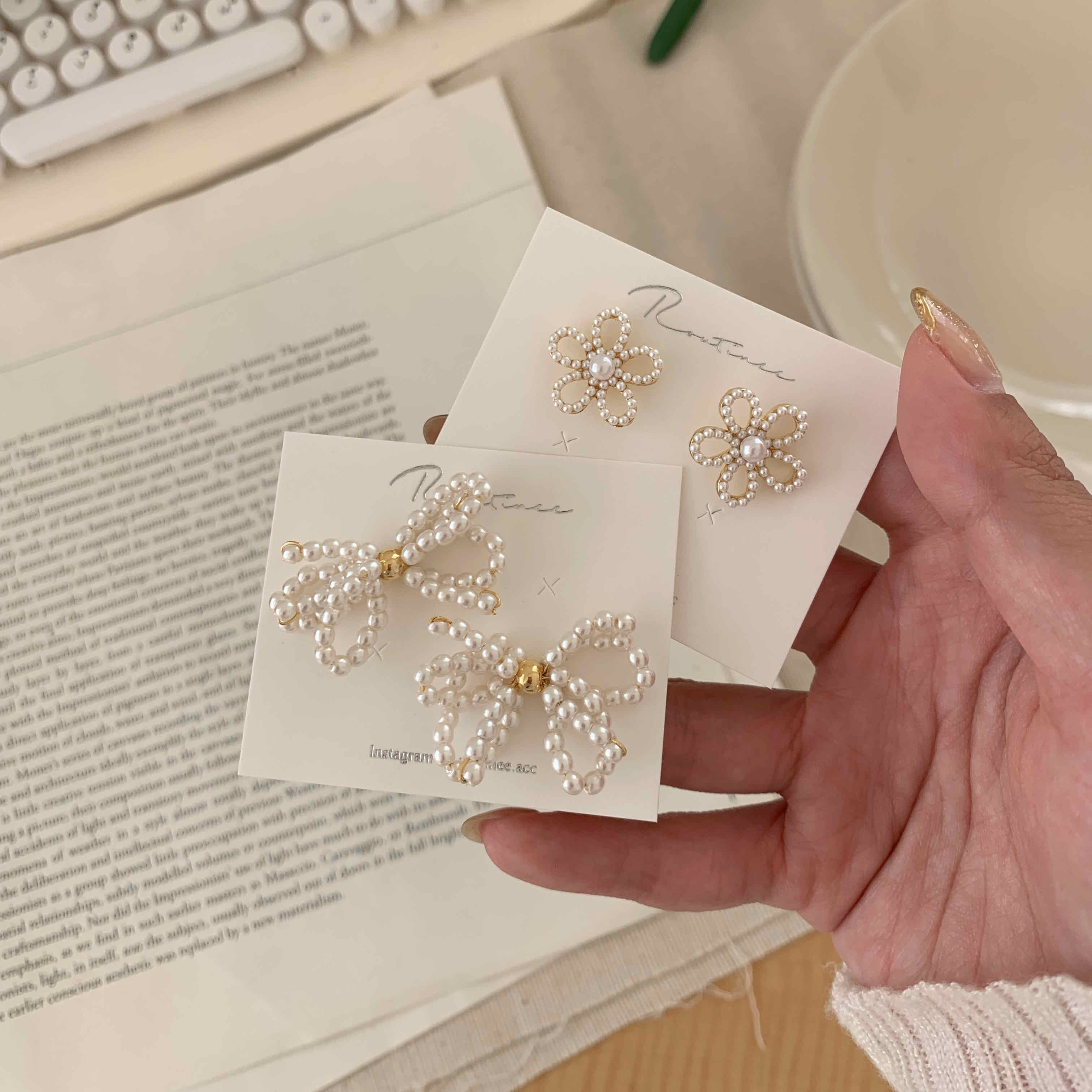 🇰🇷日系女孩珍珠耳環｜2 style