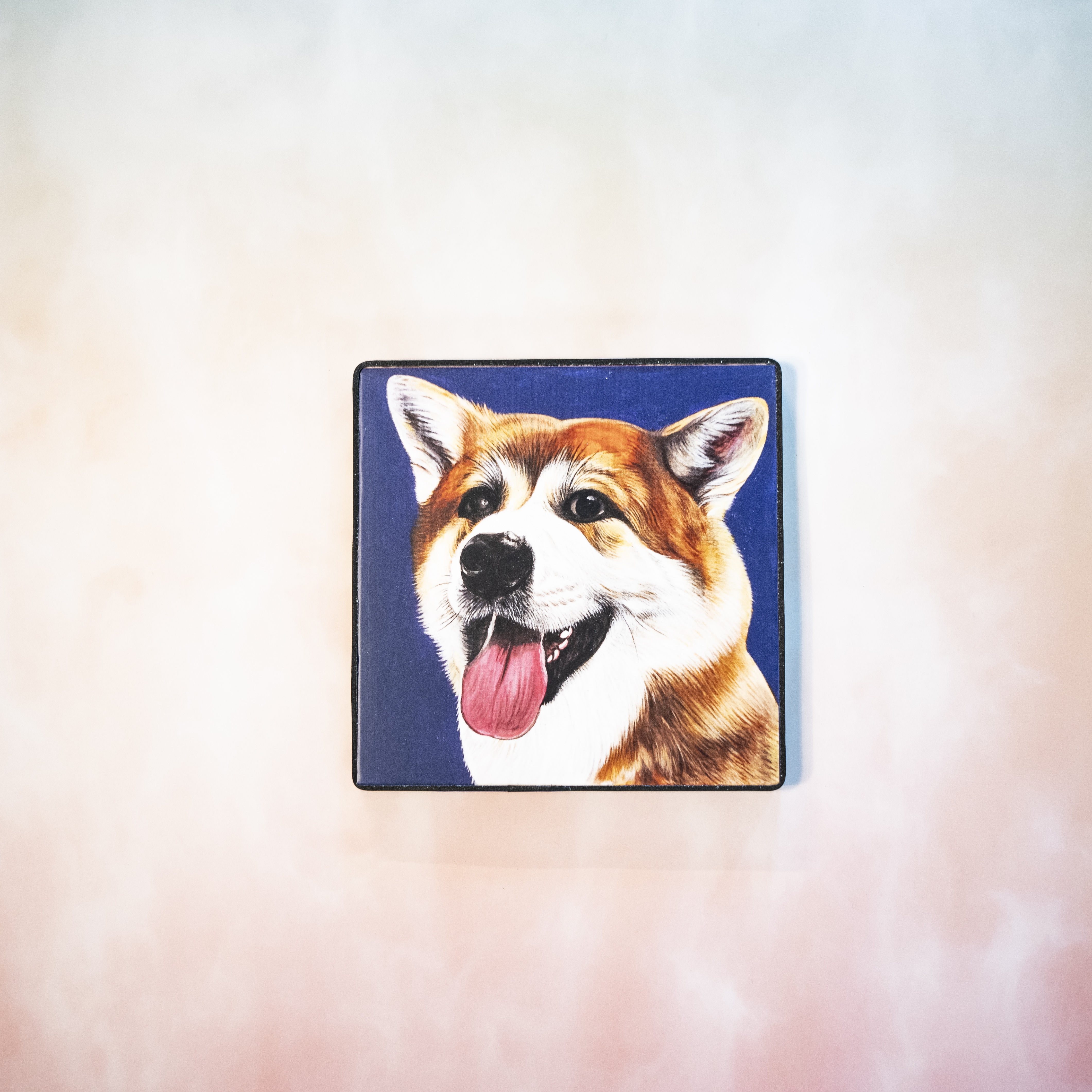 Moon_Sir「寵物格格油畫」- 柯基犬