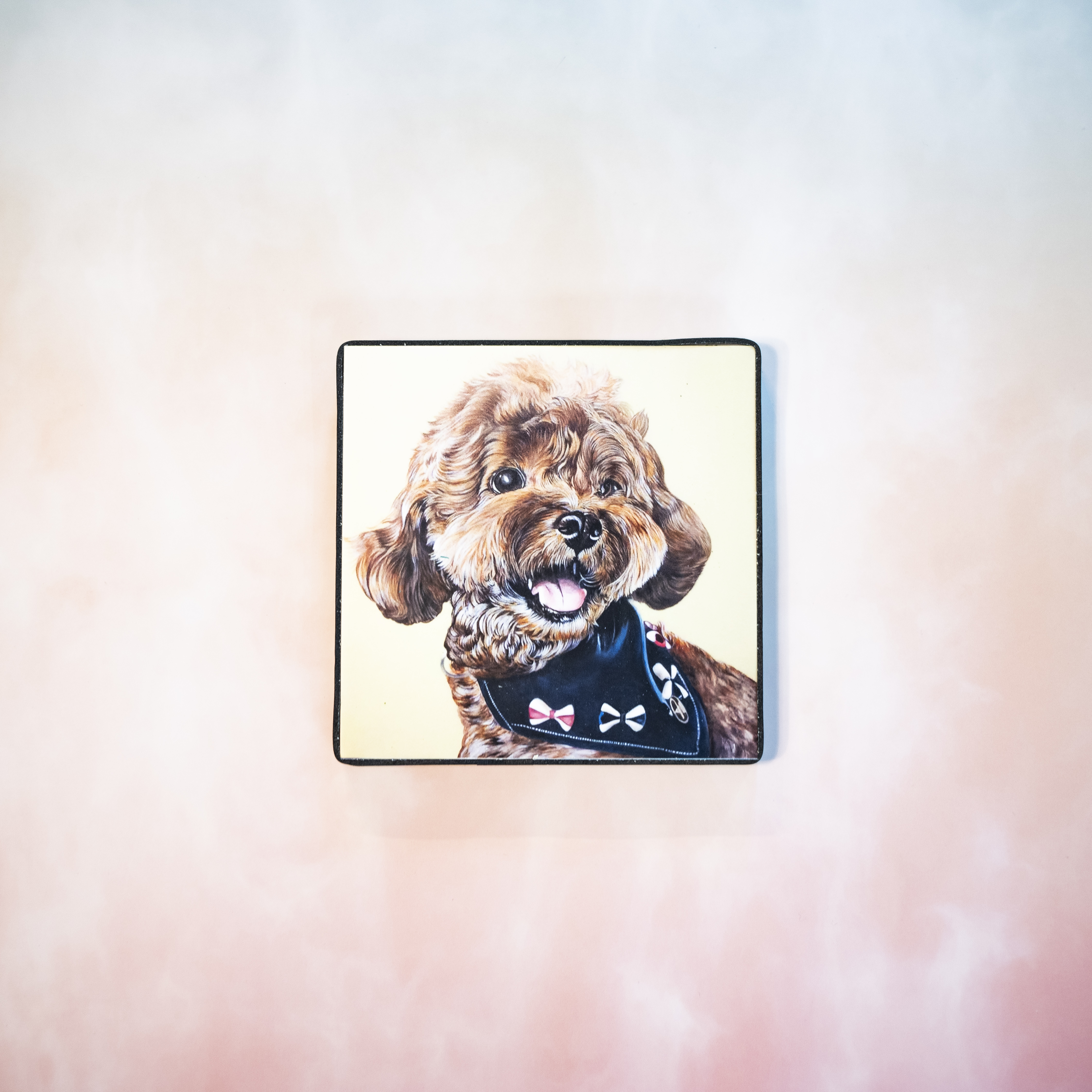 Moon_Sir「寵物格格油畫」- 貴婦犬