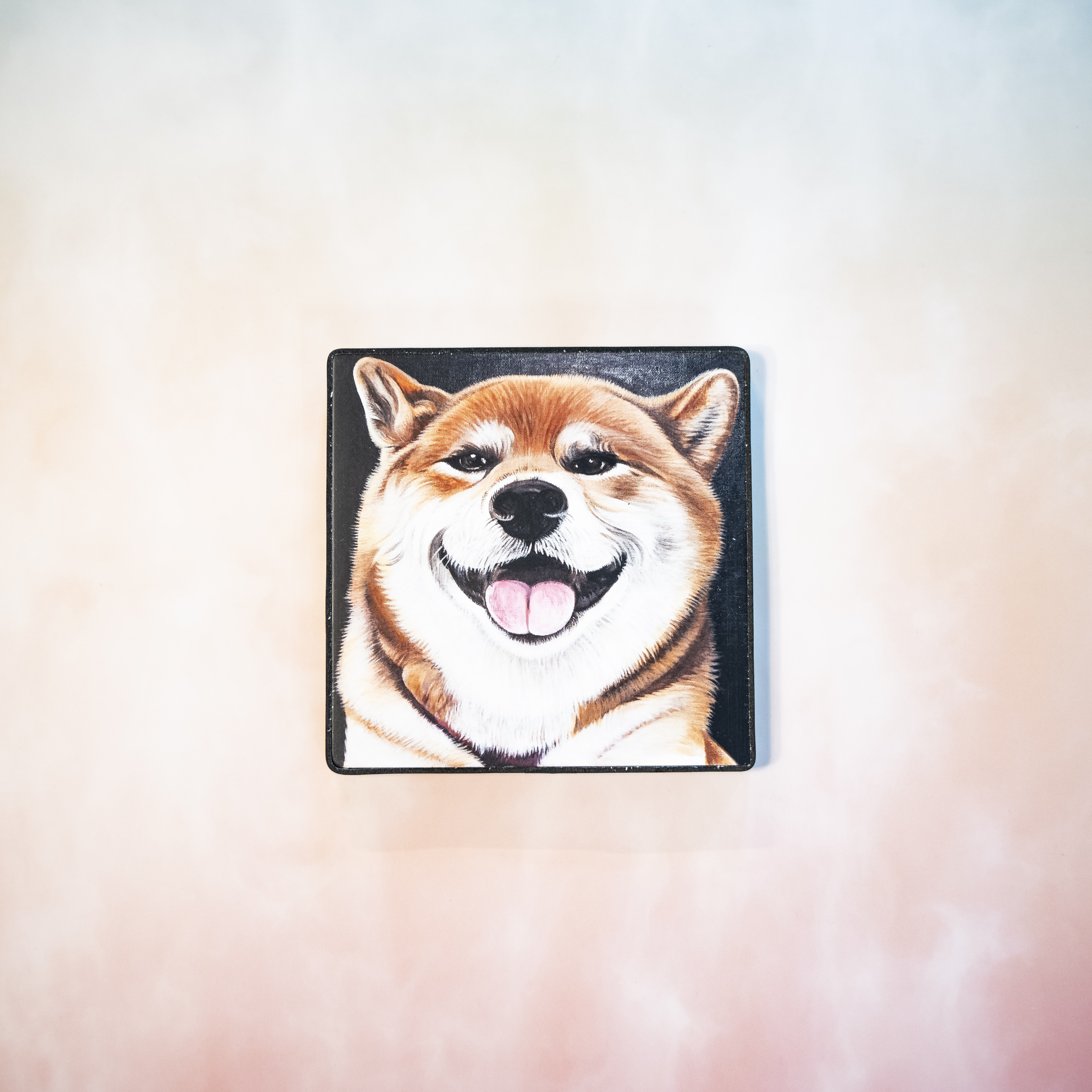 Moon_Sir「寵物格格油畫」- 柴犬