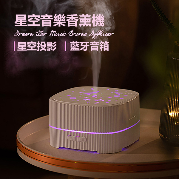 TSK JAPAN Silent Wireless Bluetooth Music Aromatherapy Machine Small Colorful Night Light Household Essential Oil Ultrasonic Atomizer Humidifier (P3856)
