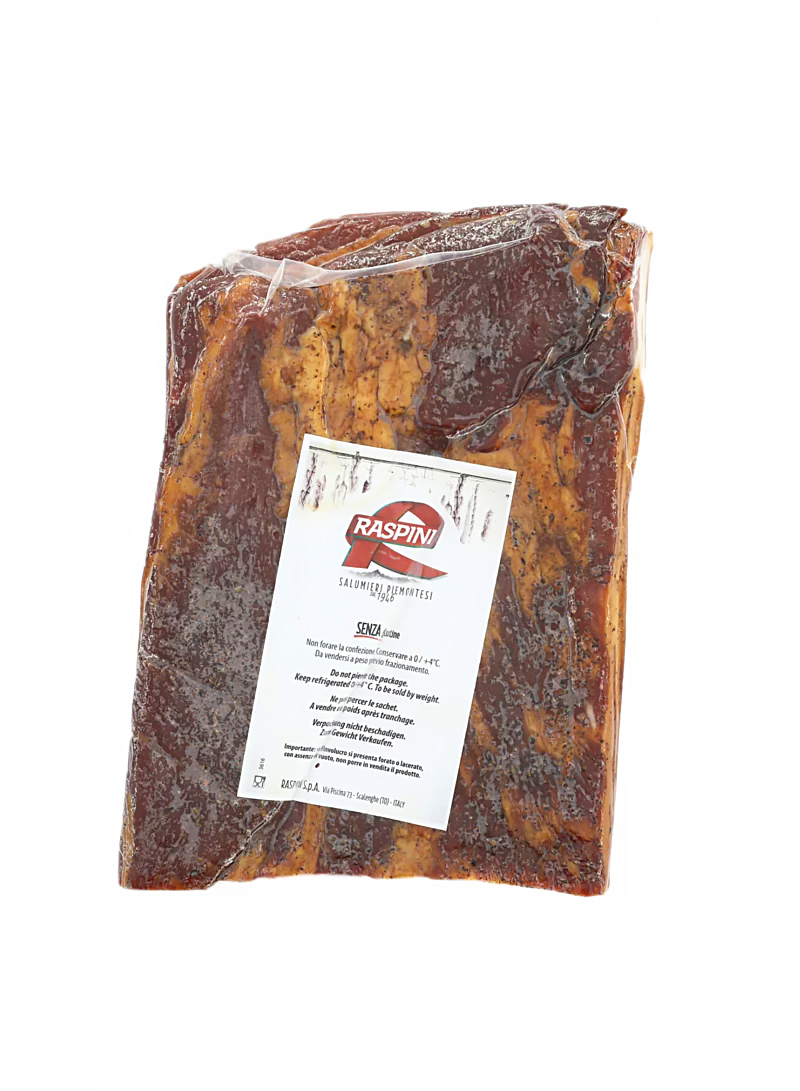 意大利 Raspini 皮埃蒙特煙肉 Italy Raspini Pancetta Affumicata -Smoked Bacon ~1.2-1.8公斤/ 件 (抄碼)