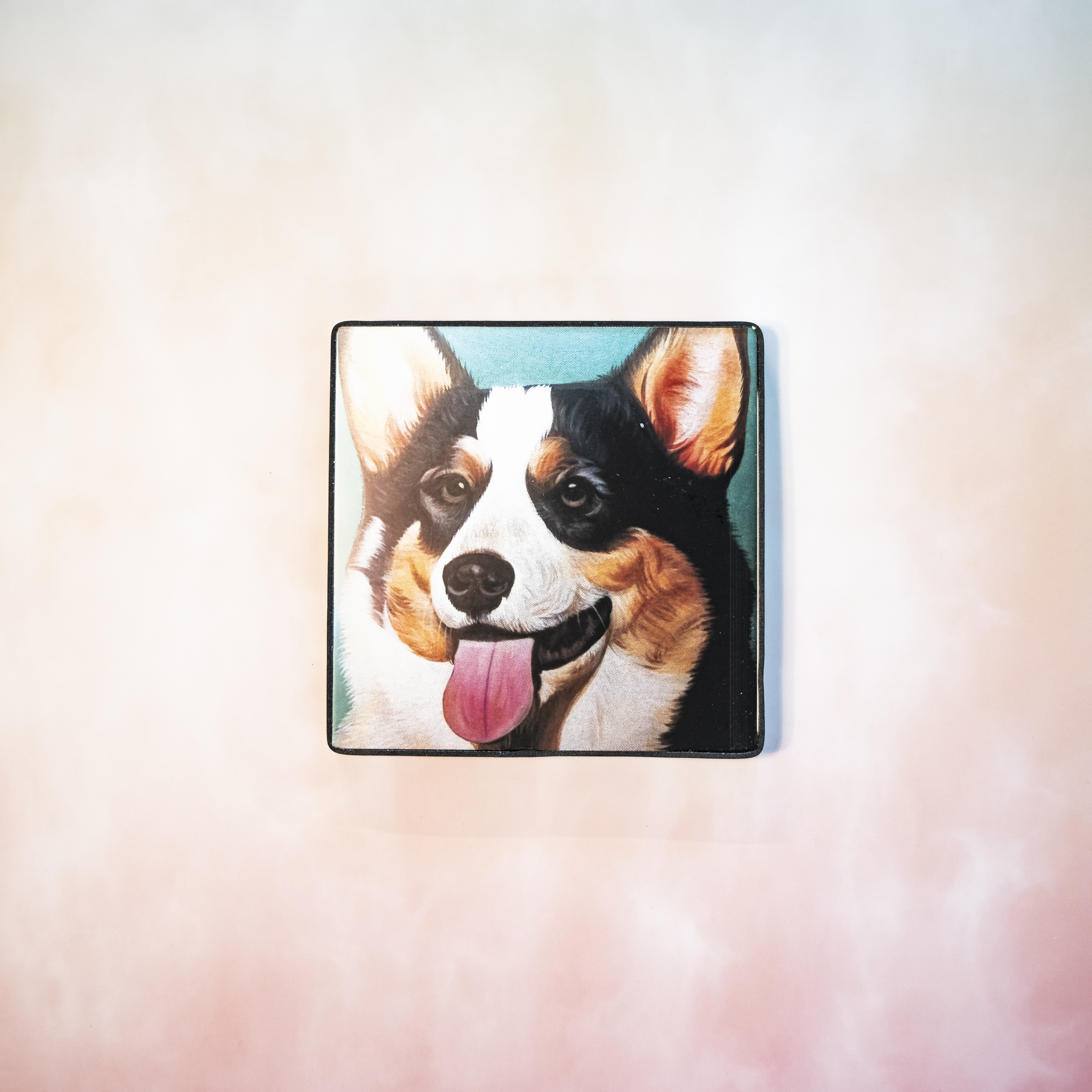 Moon_Sir「寵物格格油畫」- 柯基犬