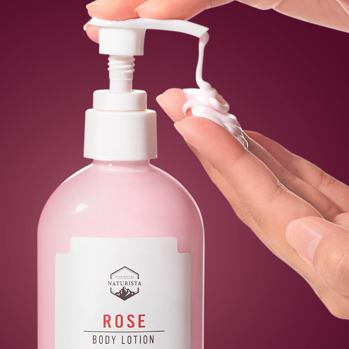 Naturista 玫瑰保濕身體乳液300ml