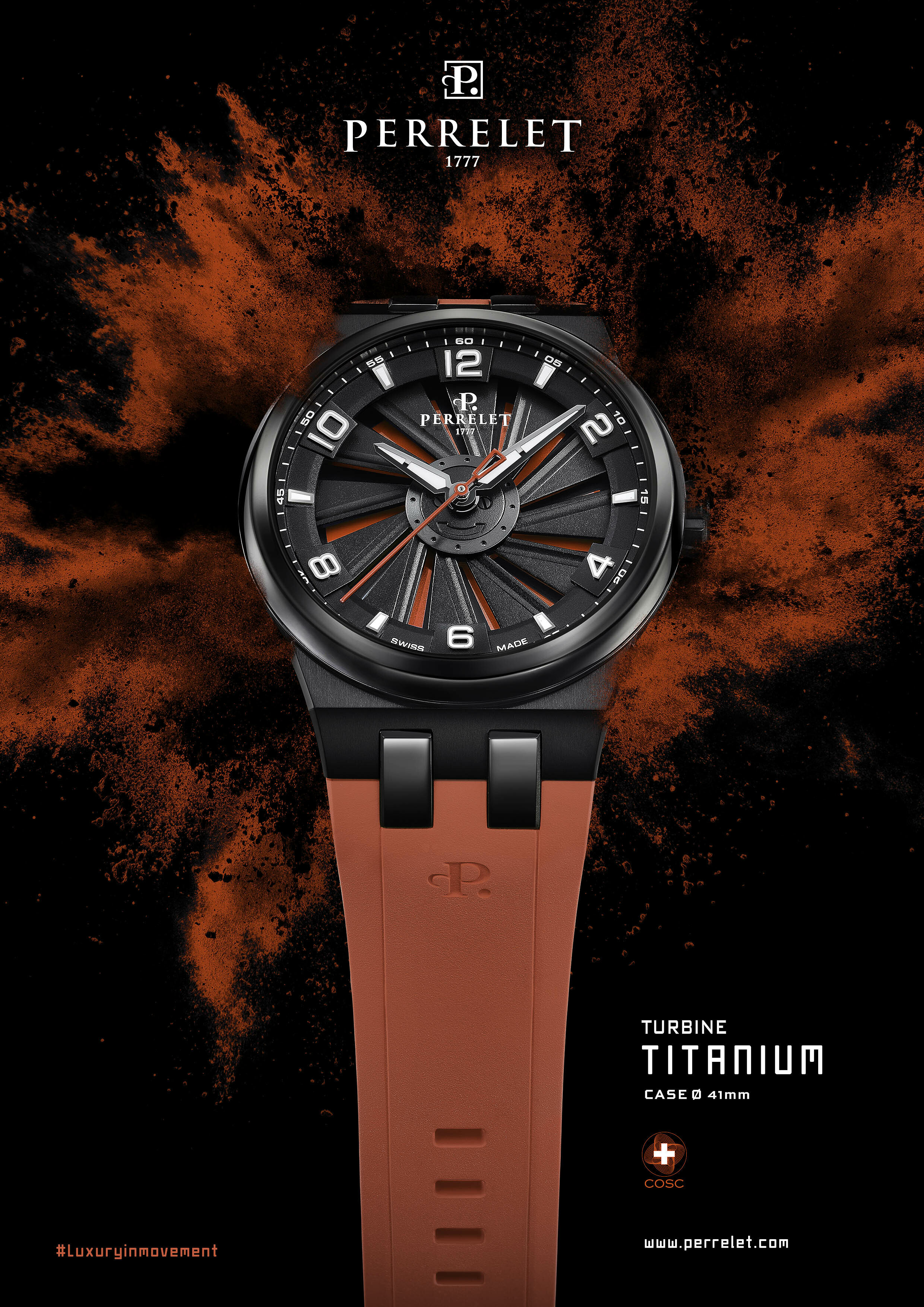 旋風系列 |TURBINE 41 TITANIUM RED