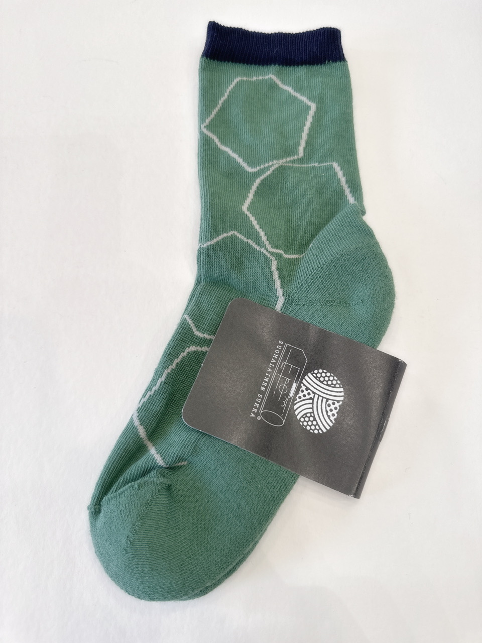 北歐圖案有機棉襪