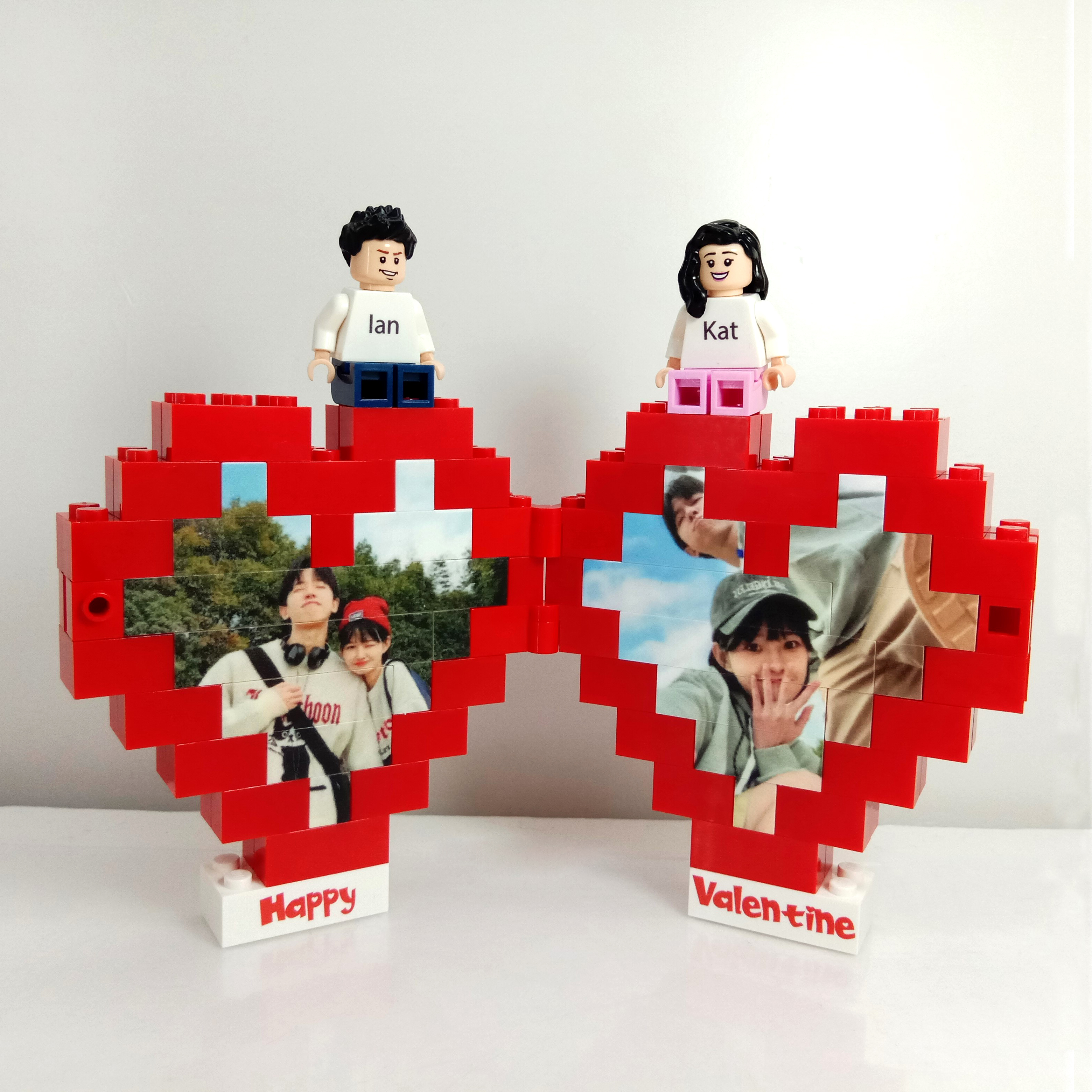 心心雙印積木相片情景