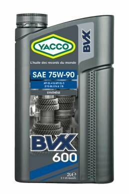 YACCO - BVX 600 半合成波箱油 SAE 75W90, 2L
