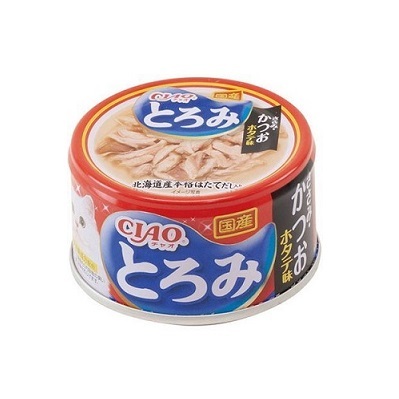 CIAO 罐頭 濃湯系列 雞肉+鰹魚+扇貝80g A-44【原箱24 罐】