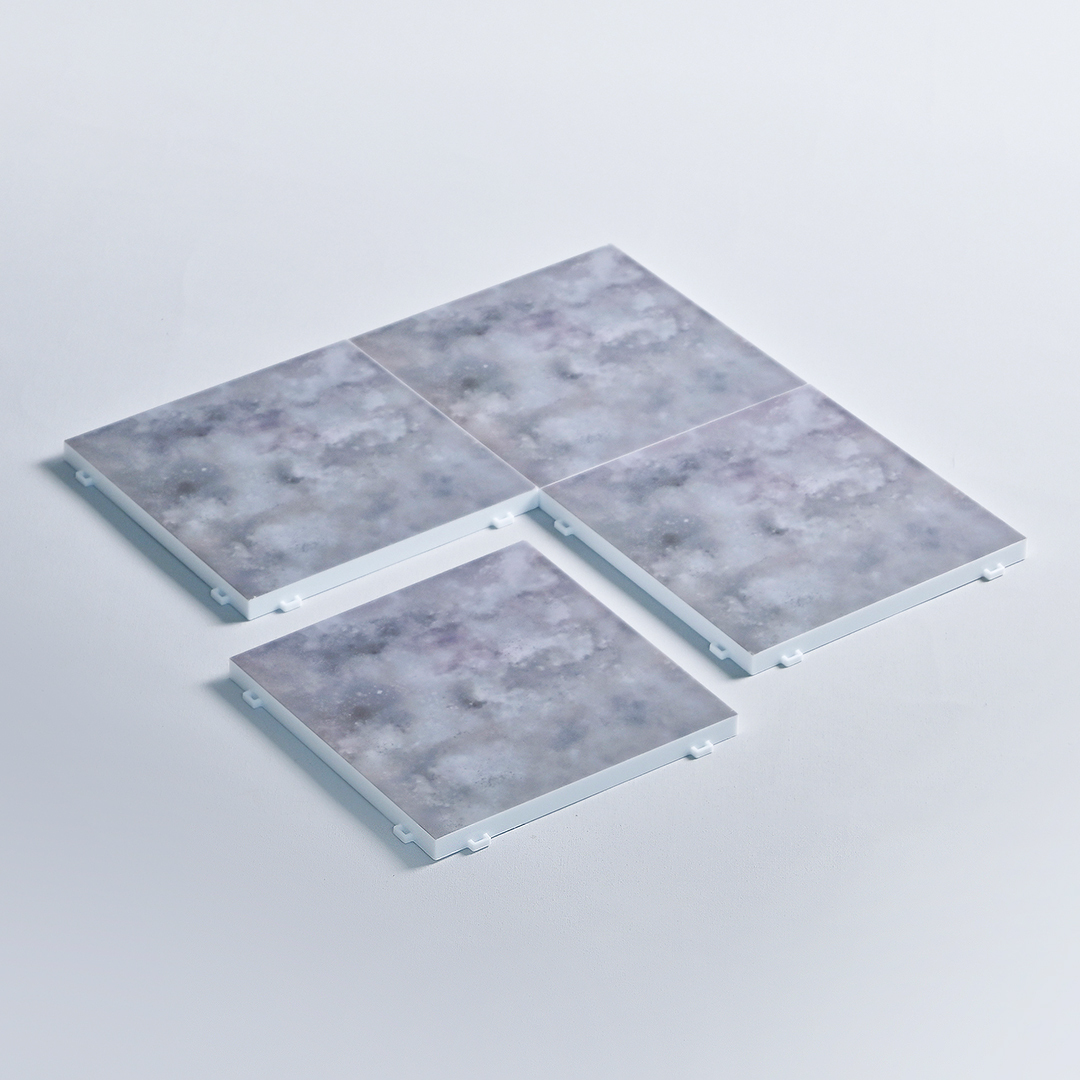 迷你裝飾水泥地、月台