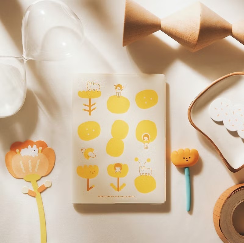 右手超人｜絕版｜2024月記事小手帳｜檸檬圈圈