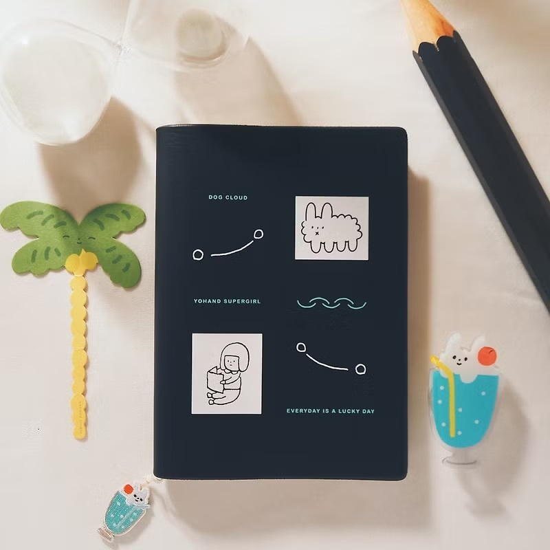 右手超人｜手帳本｜皮質書套｜Lucky Day