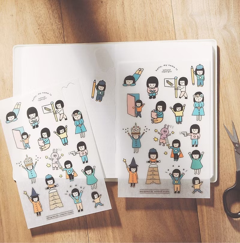 右手超人｜轉印貼紙｜2入｜右手超人