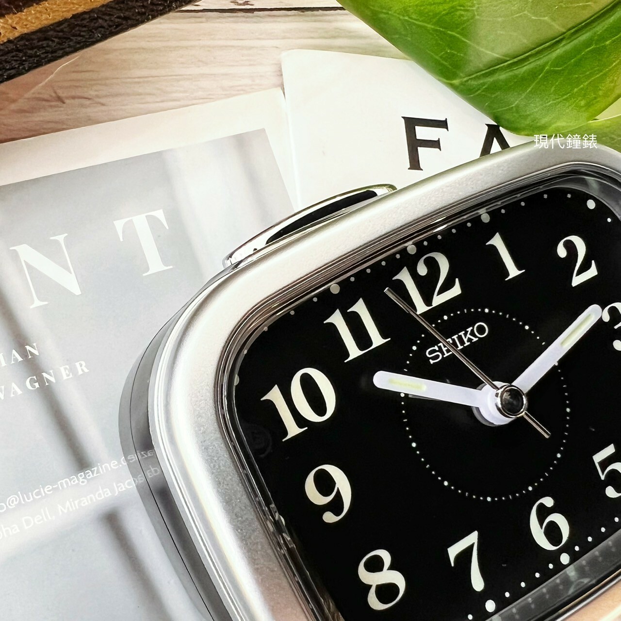 【SEIKO 精工】寧靜夜晚靜音貪睡鬧鐘 QHK060A 9.9cm 現代鐘錶