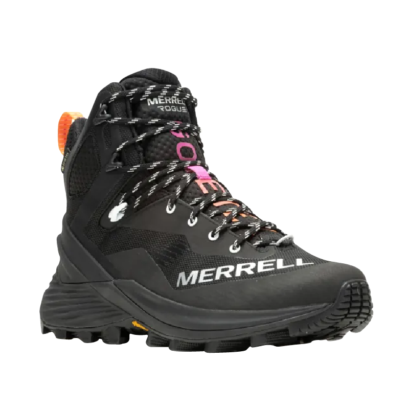 MERRELL 美國 ROGUE HIKER MID GORE-TEX® 頂級防水中筒登山鞋 黑 男款 33ML037581