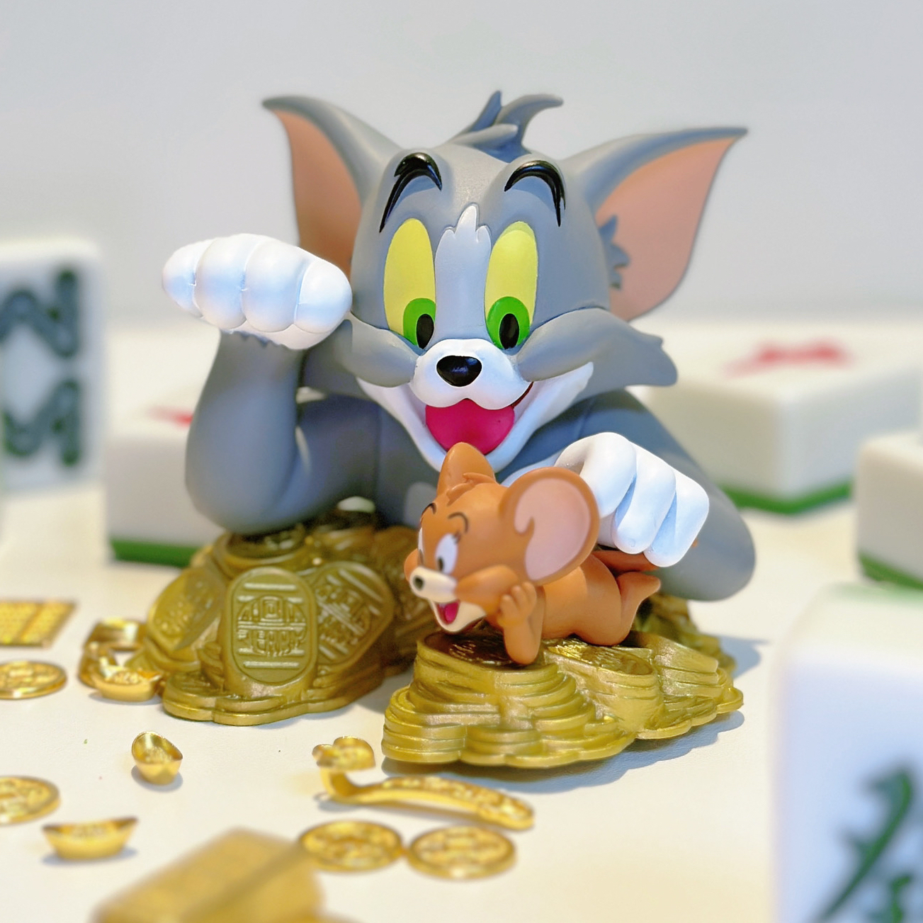 TOM&JERRY X SOAP STUDIO 湯姆貓與傑利鼠 漢堡 三明治 菠蘿油 招財 公仔 擺飾 / 現貨+預購