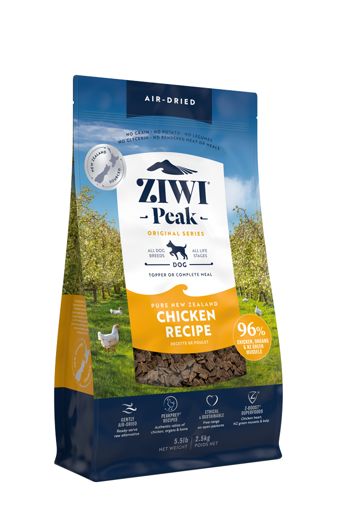 ZiwiPeak 風乾狗糧 放養雞配方 (454g / 1kg / 2.5kg / 4kg)