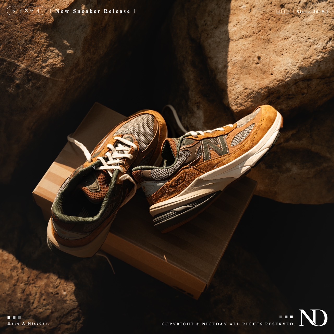 NICEDAY 代購 Carhartt WIP x New Balance 990v6 咖啡 卡其 聯名款 M990CH6