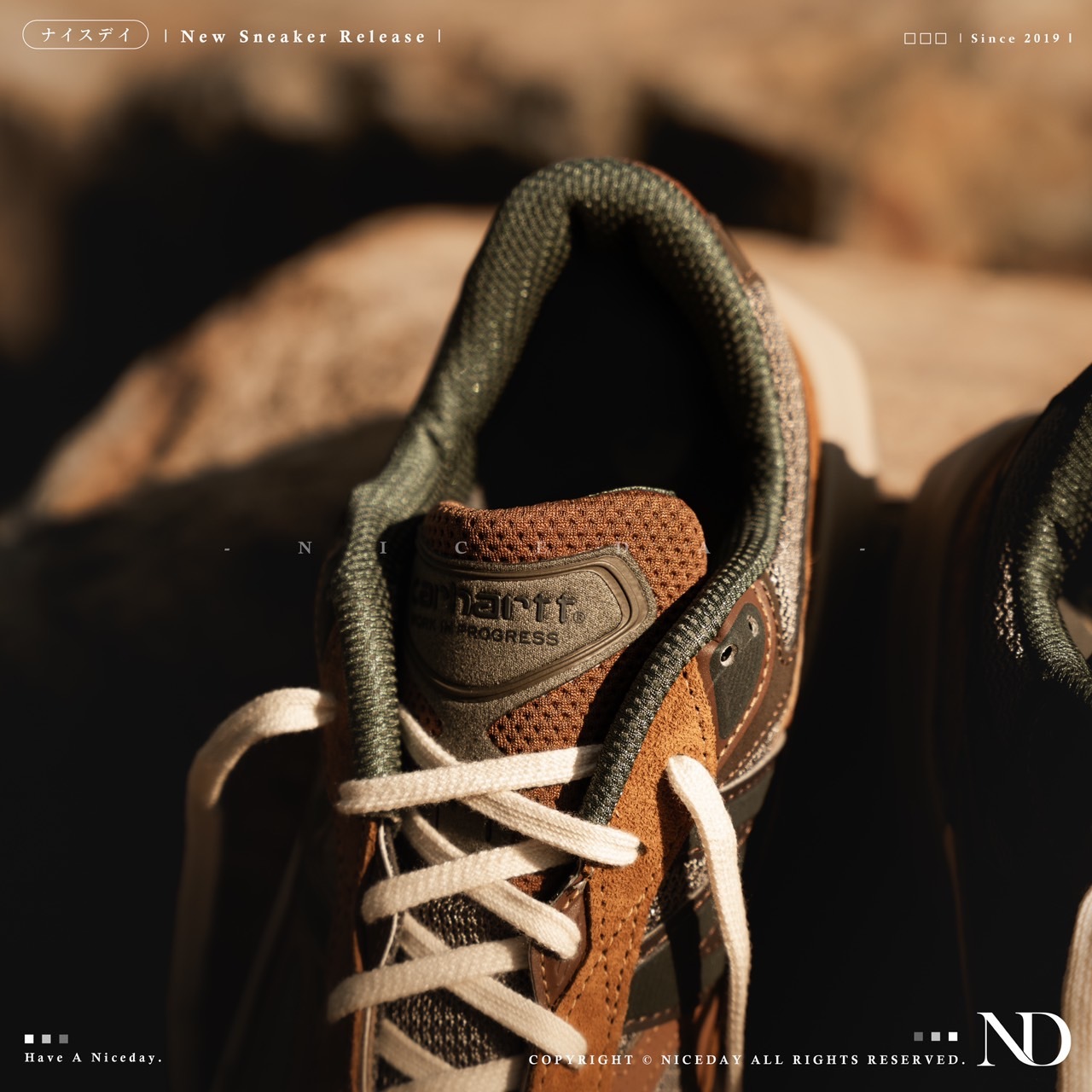 NICEDAY Carhartt WIP x New Balance 990v6 咖啡卡其聯名款M