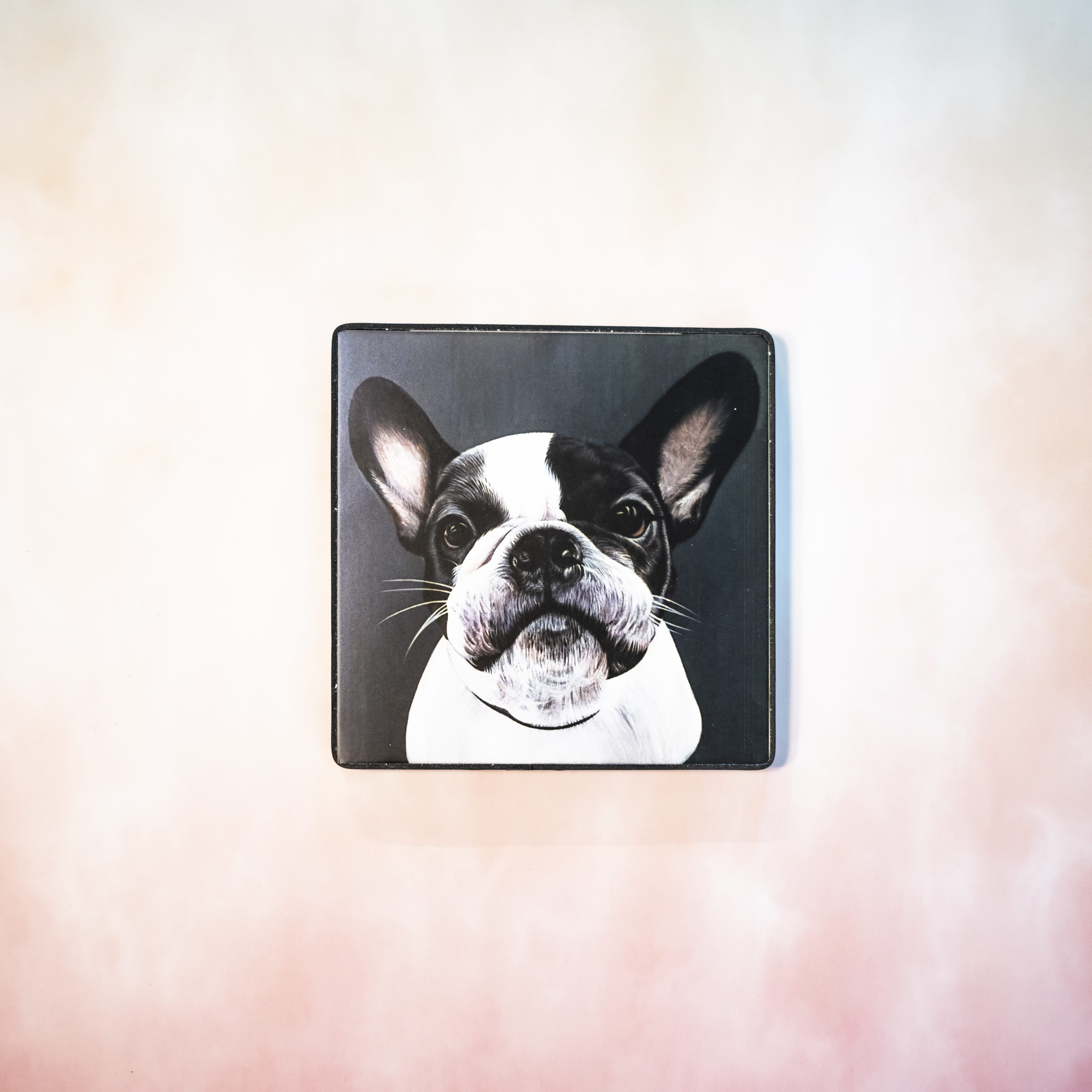 Moon_Sir「寵物格格油畫」- 法國鬥牛犬