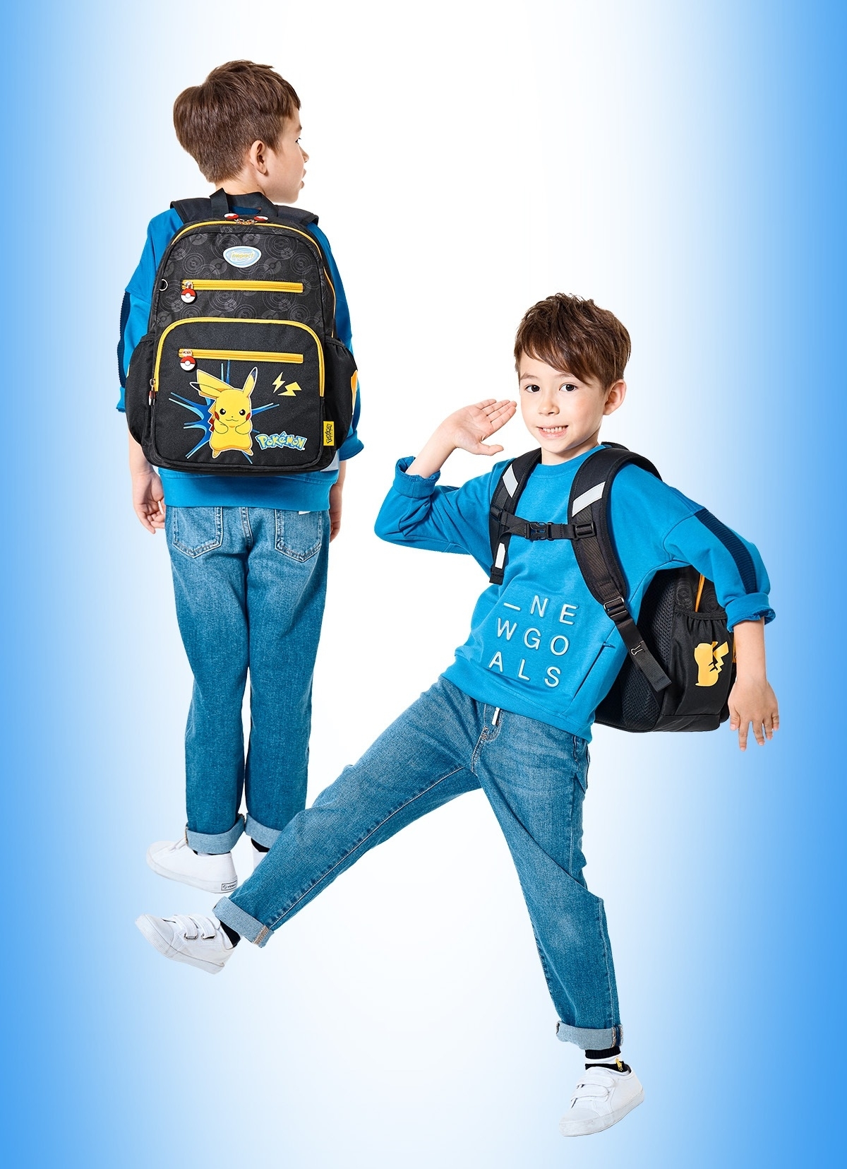 【IMPACT】怡寶後背包(大)-寶可夢-黑色 IMPKM002BK