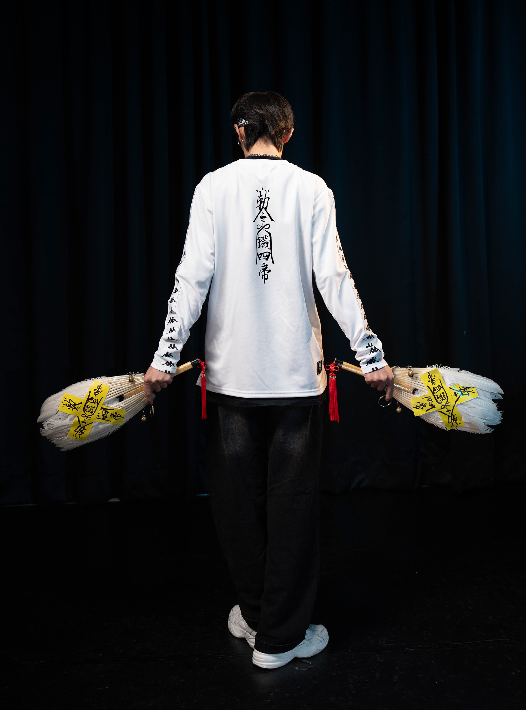 街頭聯名街舞系列 - Kappa x 鐵四帝T.S.D. - 符令元素字體Banda長T