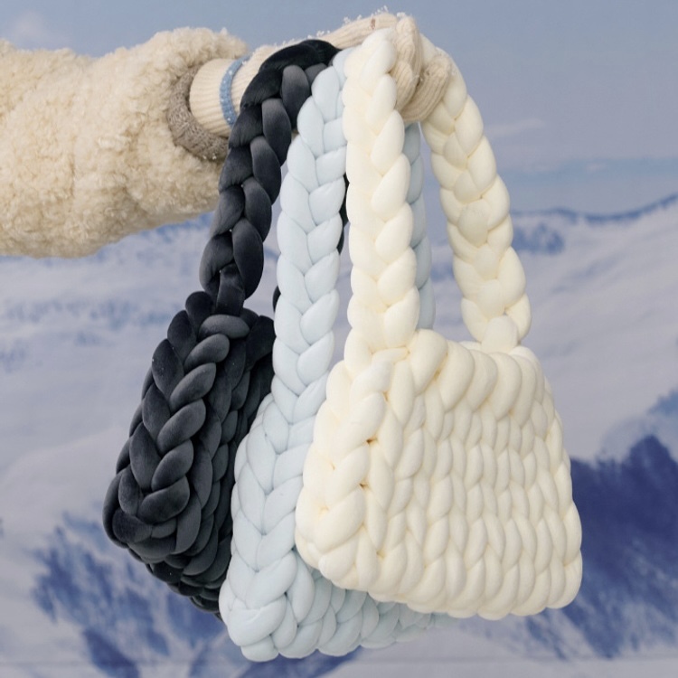 韓國代購🇰🇷SHOOPEN 髮辮 編織 肩背包 大款 共3色 /預購