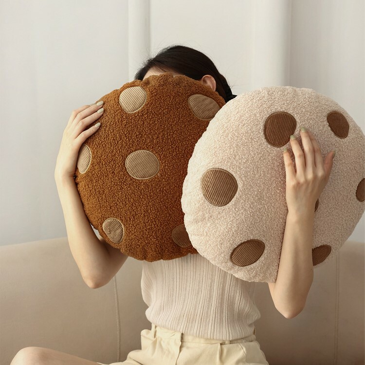 《3555》INS巧克力豆曲奇抱枕