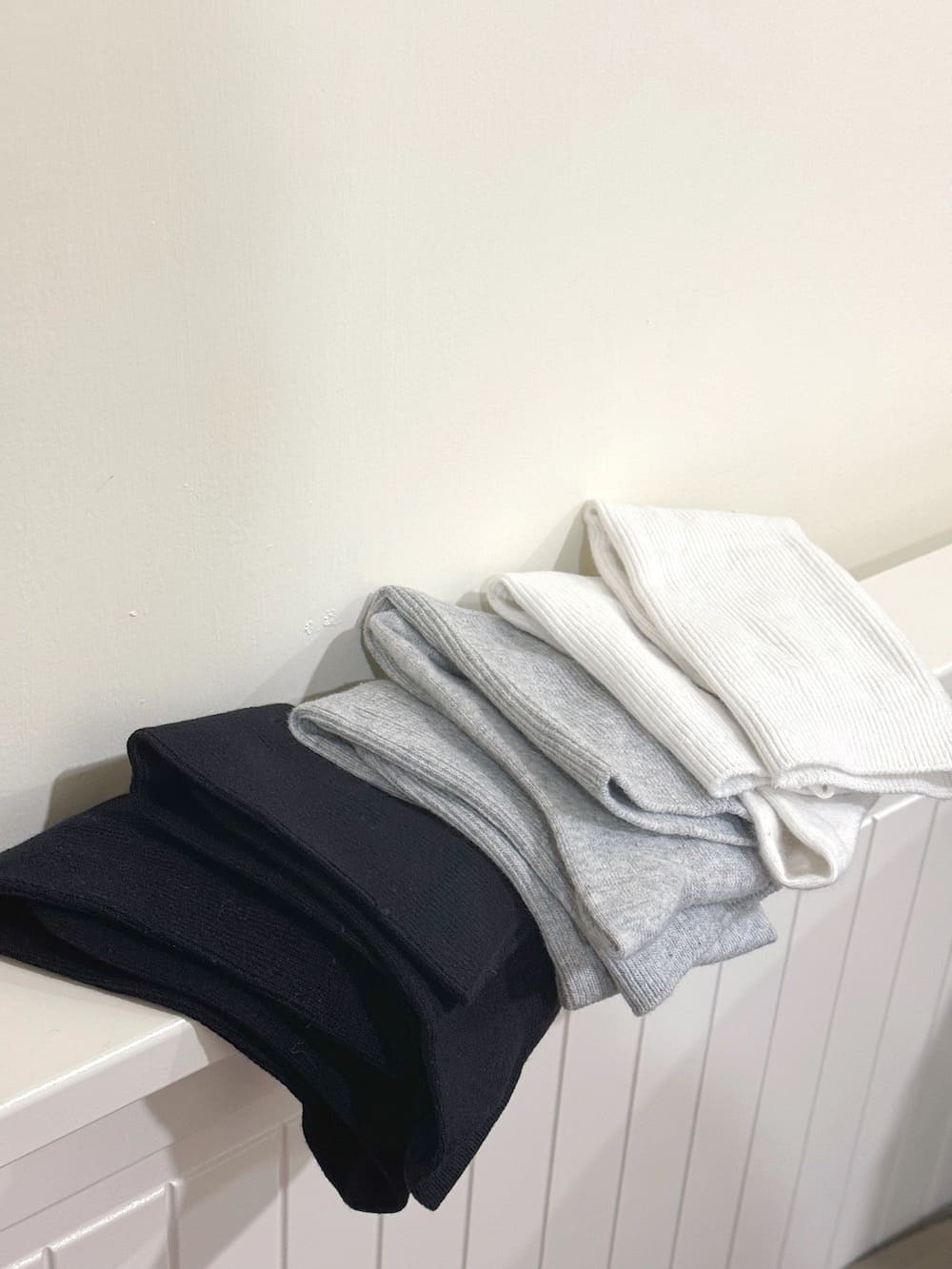 純棉螺紋推推襪