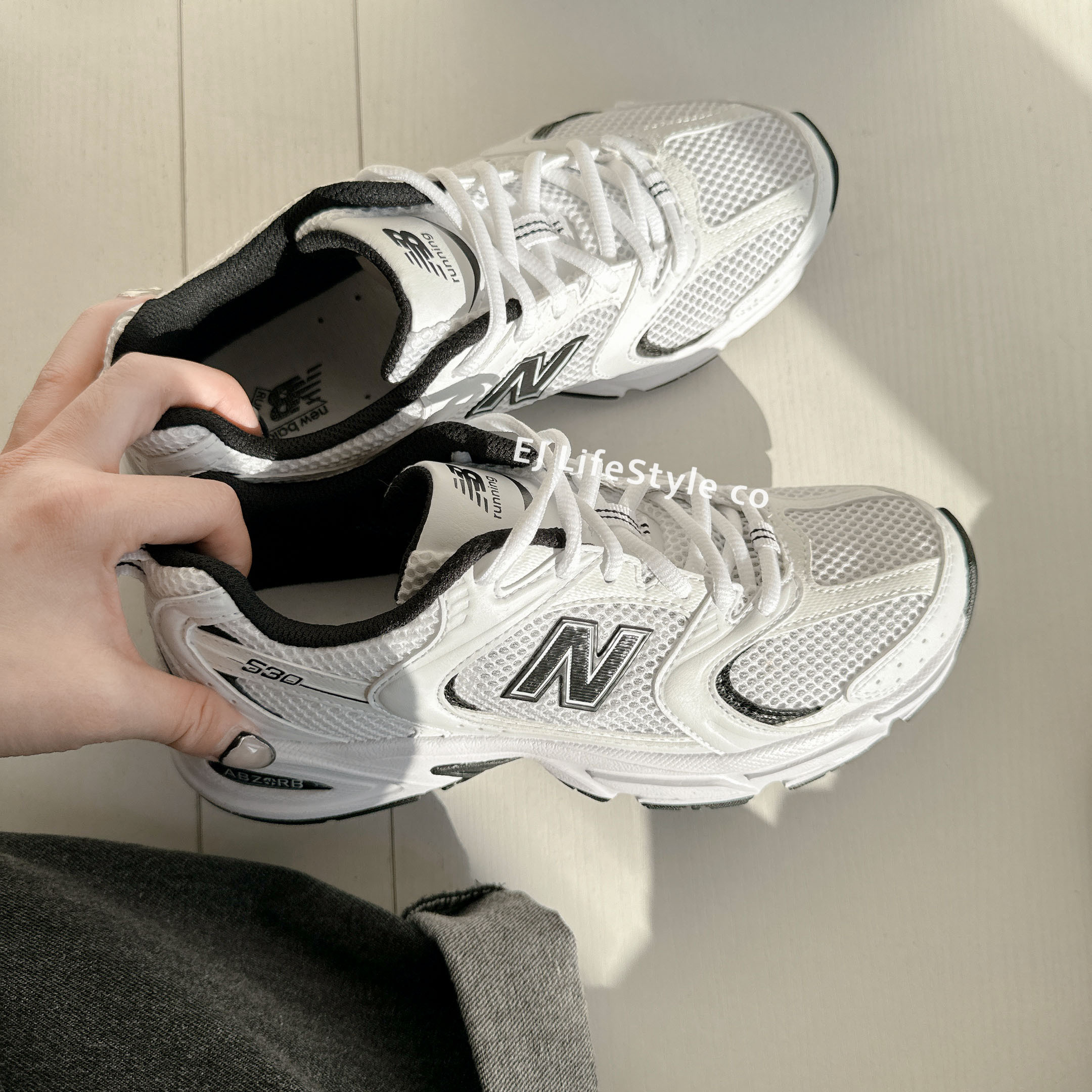 NEW BALANCE 530 NB 白熊貓 白黑 男鞋 MR530EＷB / 預購