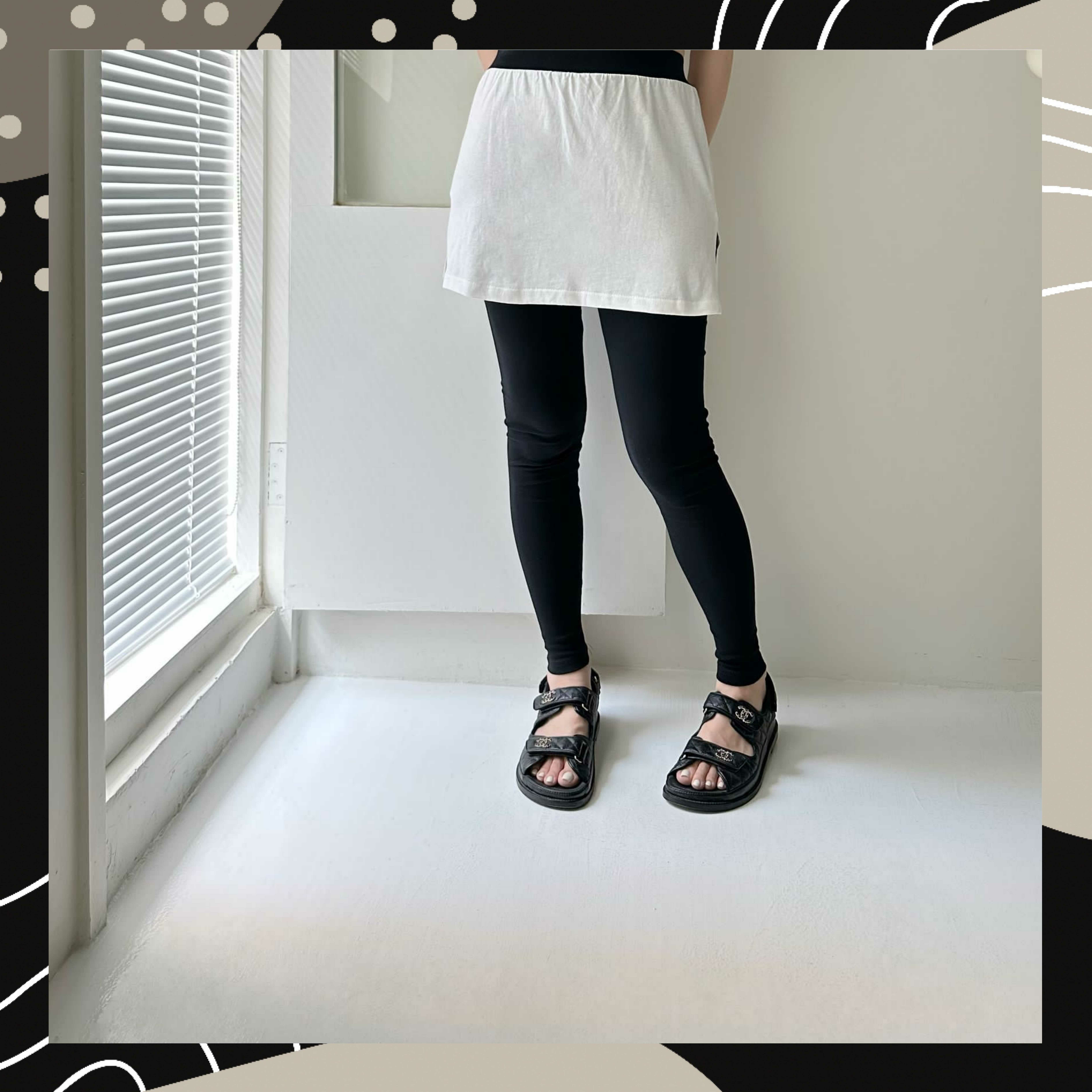 【BONNIE】百搭款～短裙leggings